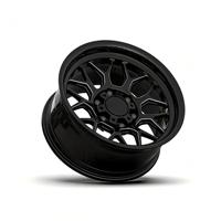 Jantes en alliage forgé 17-22 pouces 6x139.7 PCD robustes à déport profond pour Prado/Cannon/Jeep avec finition noire