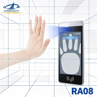 Système de contrôle d'accès biométrique par reconnaissance faciale HFSecurity RA08, reconnaissance d'empreintes digitales et de visage, dispositif de contrôle d'accès RFID