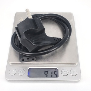 Cable <span class=keywords><strong>de</strong></span> Alimentación Europeo C13 Schuko con <span class=keywords><strong>Enchufe</strong></span> en Ángulo, Cable IEC C13 para Proyector, Monitor <span class=keywords><strong>de</strong></span> PC, Impresora, Samsung, <span class=keywords><strong>LG</strong></span> <span class=keywords><strong>TV</strong></span>, PS4 Pro VDE, Schuko con Cable - Product Image 6
