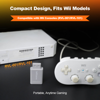 Adaptador BitFunx Mini WII HD para Nintendo Wii NTSC/PAL, Consola de Juegos Retro, Compatible con Entrada de Componente, Salida HD, Plug and Play