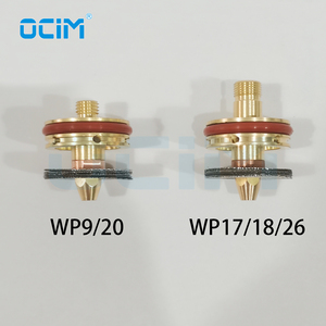 Kit d'accessoires pour torche de soudage TIG WP-9/20/25, comprenant une lentille de gaz et une coupelle en verre de grand diamètre OCIM P18GLD - Product Image 4