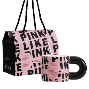 Tazza in Ceramica Creativa Stile Country, <span class=keywords><strong>Design</strong></span> Alla Moda Virale su Internet, Regalo Aziendale, per Caffè e Uso Quotidiano - Product Image 5