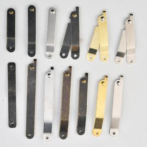 Charnière de meuble de style chinois en fer, montage en surface, durable, plaquée, type H, pour support de boîte en bois - Product Image 1