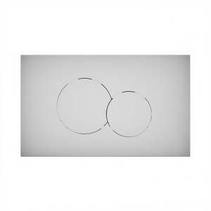 Plaque de tiroir intégrée Lunar White de 80 cm de longueur pour boîtes aux lettres - Product Image 3