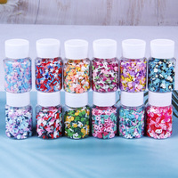 Tranches de polymère 3D résine mélangée argile colorée arrose bonbons sucre doux, pour faire Slime Nail Art coque de téléphone bricolage artisanat