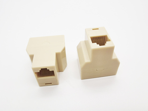 RJ45 8P8C T <strong>Adapter</strong> RJ45 Splitter <strong>Ethernet</strong> Connector - Product Image 3