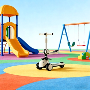 Adjustable Height Modern Children's <b>Scooter</b> <b>3</b>-10 <b>Years</b> <b>Old</b> Foldable Plastic Electronic Outdoor <b>3</b>-Wheel Lightweight Digital Music - Product Image 3