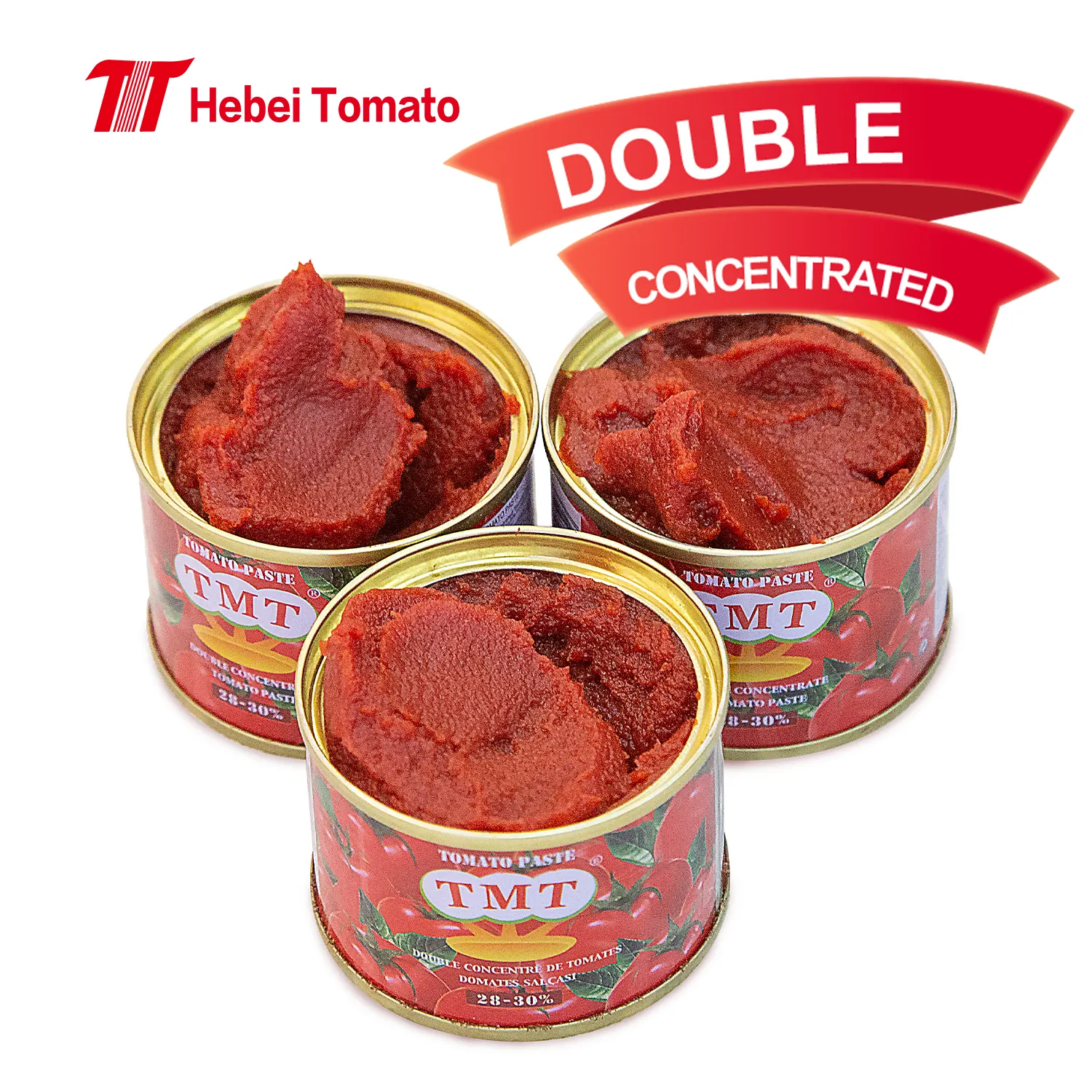 Pasta de tomates brix, venta al por mayor, tomate concentre, 28-30%, precio de fábrica