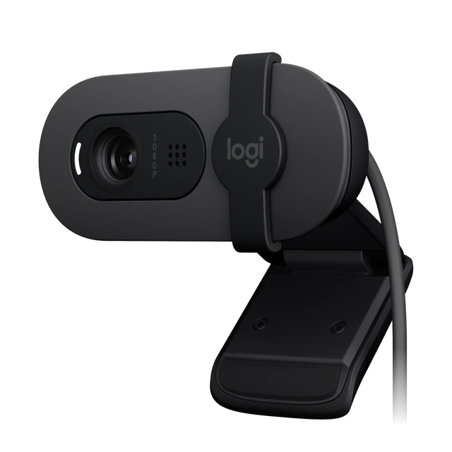 Logi-tech BRIO 90 WEBcam USB Wired for Office HD 1080p 30 FPS Built-in Microphone for Video Conference Camera Web PC