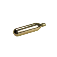 Cartouche de CO2 Keloni 16g en acier fileté de qualité alimentaire 60 bars, réservoir de gaz portable pour la carbonatation des boissons et l'utilisation sur les pneus de vélo