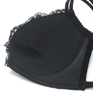 Ultimi Modelli di Reggiseni con Chiusura Frontale, Sexy in Pizzo con Incrocio sulla Schiena, <span class=keywords><strong>Super</strong></span> Sostegno Senza Ferretto per Donne - Product Image 5