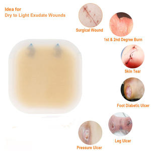 Apósito para <span class=keywords><strong>Heridas</strong></span> de Hidrocoloide Estéril <span class=keywords><strong>con</strong></span> Nitrato de Plata, Certificado CE, Hipoalergénico, Impermeable, para el Cuidado de <span class=keywords><strong>Heridas</strong></span> en Islas - Product Image 6