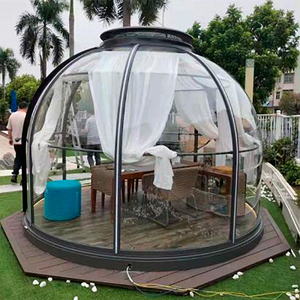 Maison à bulles étoilées, pavillon extérieur transparent, tente, hôtel, <span class=keywords><strong>dôme</strong></span> en polycarbonate, chambre - Product Image 5