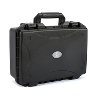 442918 Boîte de transport d'équipement empilable, résistante aux chocs et à l'eau, en plastique rigide, robuste, pour les voyages