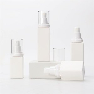 50ml Simple superficie <span class=keywords><strong>mate</strong></span> de plástico cuadrado botella de Spray portátil botella para la loción - Product Image 6
