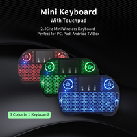 Mini clavier i8 bluetooth, pour box android, avec pavé tactile