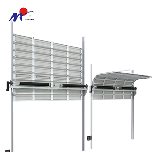 <span class=keywords><strong>Porta</strong></span> industriale a foglio singolo in alluminio sopraelevato in alluminio con piccola <span class=keywords><strong>finestra</strong></span> - Product Image 4