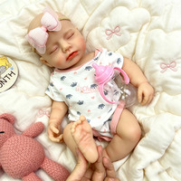 Poupée Reborn en Silicone Souple de 18 Pouces, Réaliste et Anatomiquement Correcte, Cadeau Surprise, Accessoire de Photographie pour Bébé Prématuré