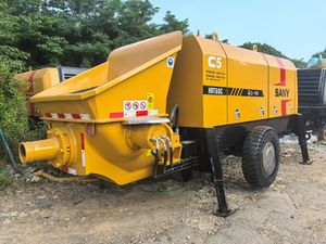 Certificado <span class=keywords><strong>Sany</strong></span> HBT60C-110 Bomba De Concreto Pequeno 90% Nova Alta Qualidade com Controle Remoto Características Componentes do Núcleo Do Motor Do Motor - Product Image 2