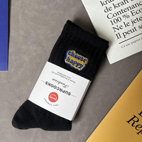 Constellation marque de mode hommes femmes coton chaussettes à la mode Style européen américain haut-équipage bas Logo automne parfait Ins