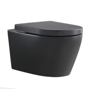 Ventas calientes de <span class=keywords><strong>Bolina</strong></span>, artículos sanitarios de Color negro, venta al por mayor, inodoro colgado en la pared sin montura de estilo europeo - Product Image 2