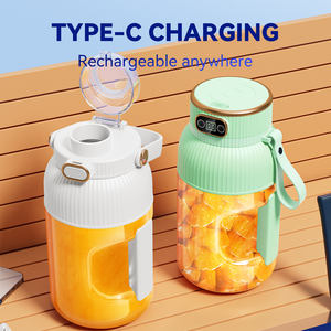 Mélangeur électrique rechargeable USB grande capacité pour jus de fruits robot de cuisine extérieur portable <span class=keywords><strong>presse</strong></span>-agrumes blender press - Product Image 6