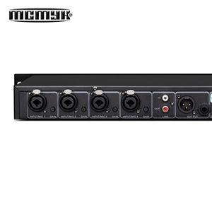 Suppresseur de Larsen Automatique 4 Canaux avec Alimentation Fantôme pour Conférences et Scènes, Processeur de Système Audio, Suppresseur de Sifflement - Product Image 4