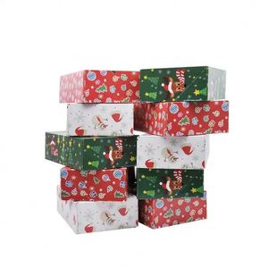 Wholesale Advent Calendar Christmas <b>Gift</b> <b>Boxes</b> DIY <b>Empty</b> Paper Countdown <b>Boxes</b> Cartoon Elk Candy Chocolate Packaging Box - Product Image 3
