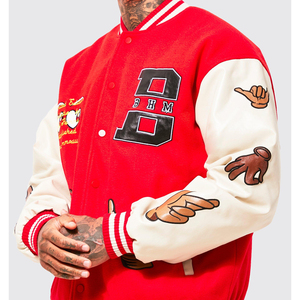 Veste de sport en velours côtelé pour homme, coupe confortable, broderie fine, design personnalisé, qualité supérieure, chaude, athlétique, décontractée, élégante, pour l'hiver - Product Image 1