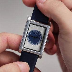 Reloj cuadrado azul personalizable CILOA para hombre, moderno, nuevo estilo, de alta calidad, regalo de lujo, reloj de cuarzo impermeable para hombre. - Product Image 1