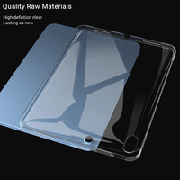 Étui pour tablette antichoc en TPU souple Transparent pour iPad 10th 10.9 pouces 2018/2020/2021/2022 housse de protection antichoc