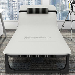 Cama de Playa Plegable de Metal Ajustable, Tumbona, Cama Plegable Portátil - Product Image 3