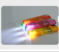 Briquet électronique LED en plastique rechargeable coupe-vent, cadeaux d'affaires, impression personnalisée, utilisation extérieure pour barbecue, vente en gros, briquets sur mesure