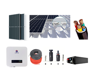 เครื่องกำเนิดไฟฟ้าความถี่สูงสำหรับใช้ในบ้าน ระบบโซลาร์เซลล์แบบออฟกริด PWM MPPT แบตเตอรี่ลิเธียมไอออน ซิลิคอนโมโนคริสตัลไลน์ - Product Image 1