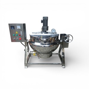 Olla Mezcladora Industrial con Agitador Planetario Automático, Calentamiento Eléctrico por Aceite Térmico, con Camisa de Calentamiento - Product Image 6