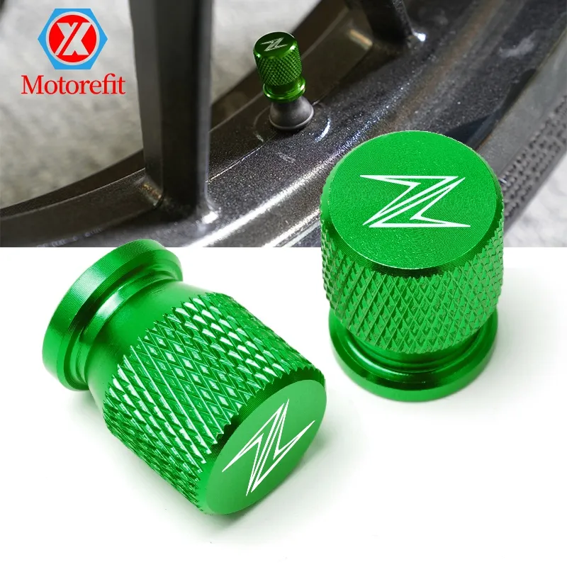 Tapa de válvula de neumático de motocicleta, accesorios CNC para KAWASAKI Z400 2019 Z900 Z1000 Z800 Z750 Z300 Z650