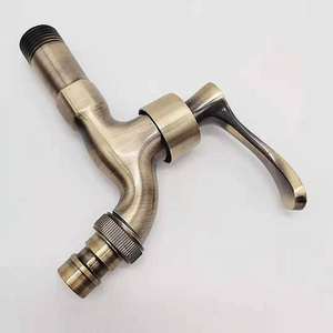 Robinet mural FSH OEM en laiton antique pour jardin, eau froide uniquement, avec <span class=keywords><strong>raccord</strong></span> rapide pour machine à laver - Product Image 4