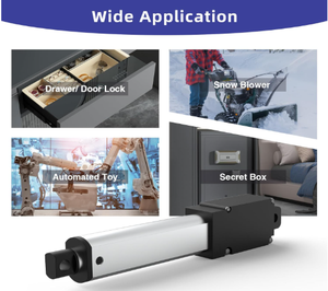 Mini actionneur linéaire intelligent portable 12V 100mm <span class=keywords><strong>de</strong></span> course compact 150N pour boîte secrète, tige <span class=keywords><strong>de</strong></span> poussée anti-poussière, petits actionneurs pour jouets - Product Image 5