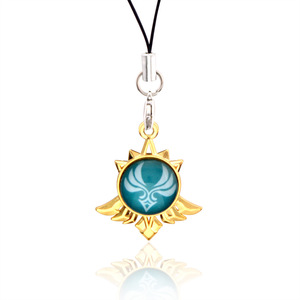 Llavero Luminoso de Genshin Impact con 7 Elementos, Colgante de Cristal de Doble Cara con <span class=keywords><strong>Armas</strong></span>, Ojo Original, para Teléfono, Recuerdo - Product Image 1