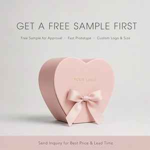 Boîte cadeau romantique en forme de cœur rose poudré, style <span class=keywords><strong>livre</strong></span>, avec nœud en ruban gros-grain, insert cœur profond, pour chocolats, bonbons, bijoux, Saint-Valentin - Product Image 6