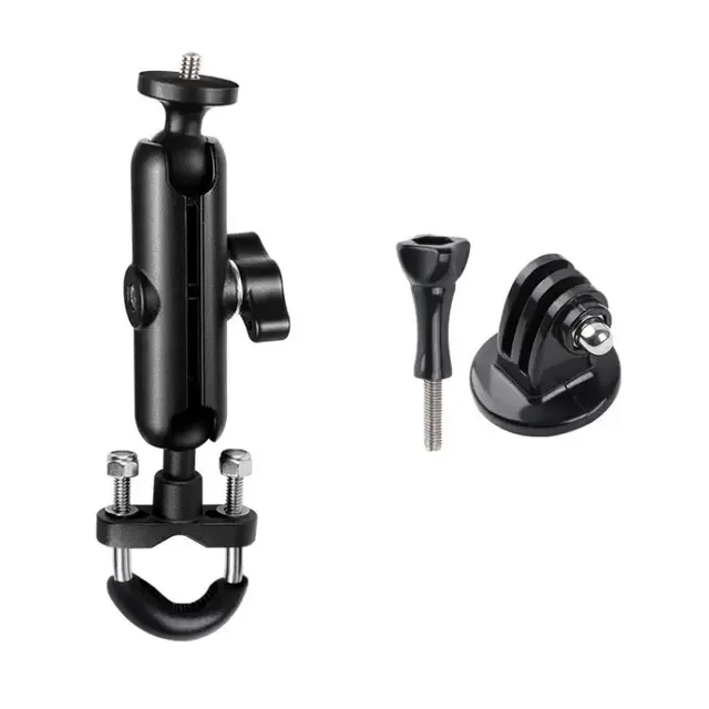 Aluminium Bike/Motorcycle Handlebar Phone Holder & Action Camera Mount for Insta360 RAM