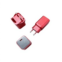 Cargador GaN de 45W con Pantalla y Enchufe para Reino Unido y UE, Certificado ETL CE FCC SAA, Carga Rápida para 17 Dispositivos