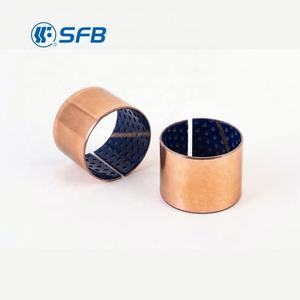 Amortisseur coulissant en bronze durable automobile haute performance équivalent à la douille de guidage de roulements coulissants de douille DU & <span class=keywords><strong>TFZ</strong></span> - Product Image 1