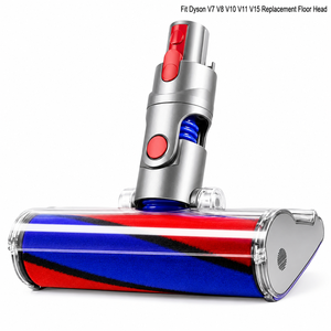 Vacuum Cleaner Floor Brush Replacement Head Compatible V7/V8/V10/V11/V15 Soft <b>Fluffy</b> Roller Brush Factory Wholesale OEM ODM - Product Image 1