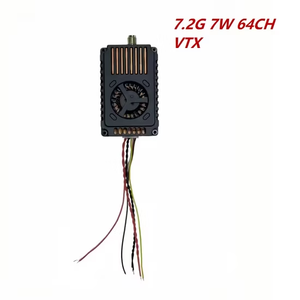 Transmisor de video FPV de alta potencia VTX 64CH de 7,2G y 7W con ventilador de refrigeración incorporado para drones FPV de largo alcance - Product Image 1