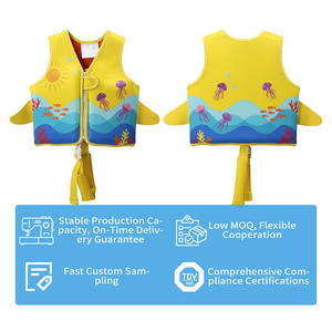 Chaleco Salvavidas de Neopreno para Niños, Diseño Nuevo, Chaleco de Natación para Niños Pequeños, Traje de Baño Flotante, Material de Espuma EPE Ligero, Chaleco Salvavidas para Niños - Product Image 2