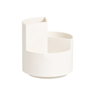 <span class=keywords><strong>SDLP</strong></span> fournitures scolaires boîte de rangement porte-stylo à 3 compartiments motif carré plastique PP matériel rotatif Art fournitures organisateur - Product Image 6