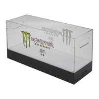 Présentoir à champagne LED en acrylique personnalisé, boîte de présentation de bouteilles pour boîte de nuit, présentoir à vin pour bar avec support de logo