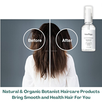 Minyak Rambut Organik untuk Rambut Keriting Alami dengan Minyak Jojoba, Protein Organik, Ekstrak Squalane, Melembapkan, Anti-Kerontokan