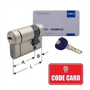 Cilindro de Seguridad HALF CYLINDER K66 con Protección Antipunción y Antirrotura, Resistente a Perforaciones 13 - Product Image 1